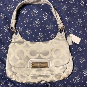 Grey Coach shoulder bag